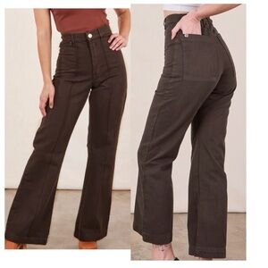 Big Bud Press made in L.A. Western Twill Pants Espresso Brown sz. XS immaculate